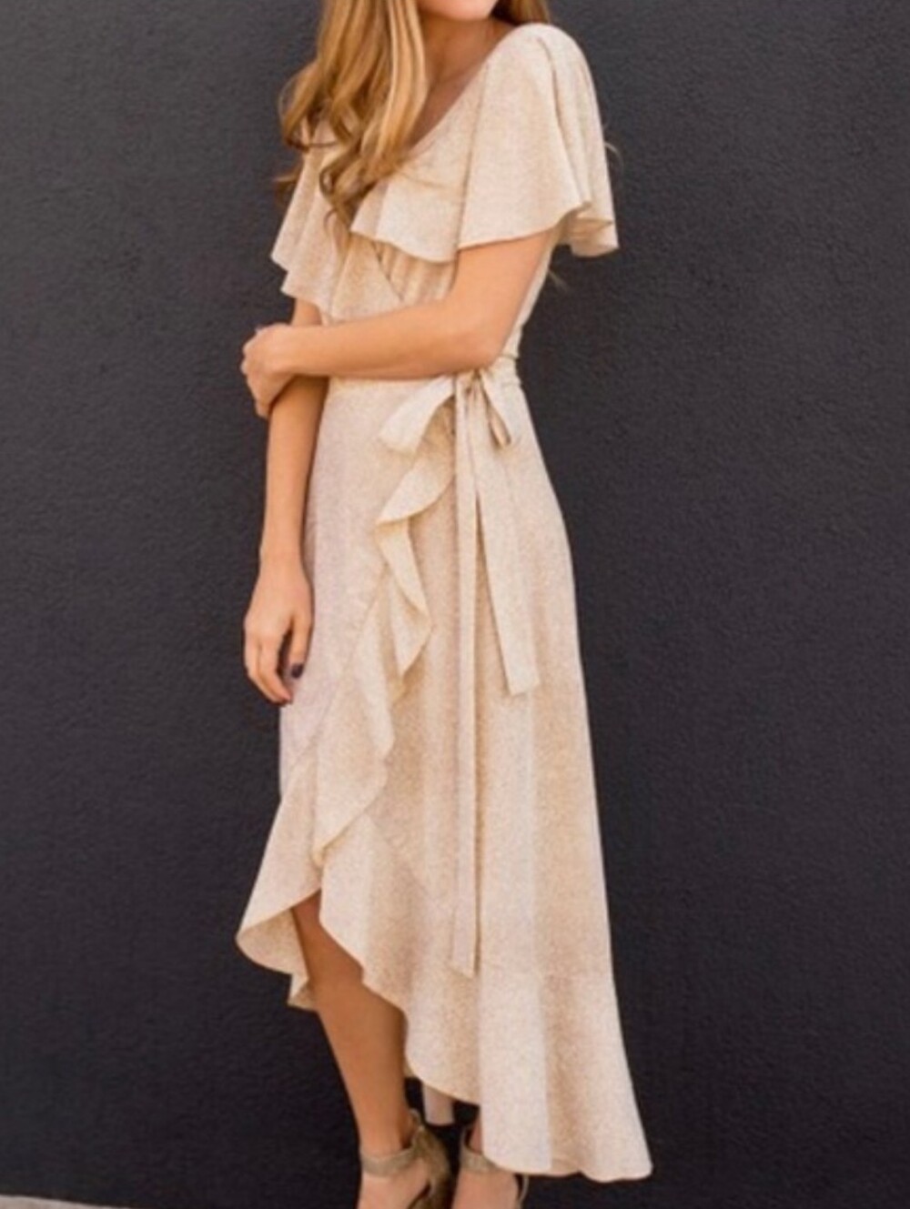 NEW WITH TAGS Women's Joyfolie Kennedy Dress on Blush Size: SMALL